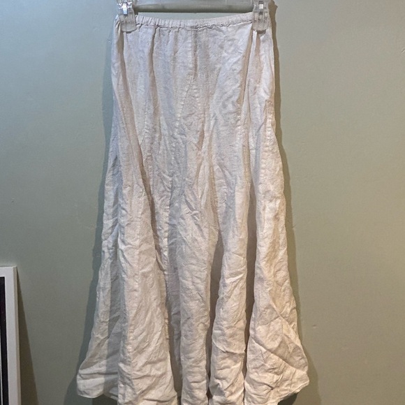 LONDONJEAN Cream A-Line Skirt - Picture 2 of 5